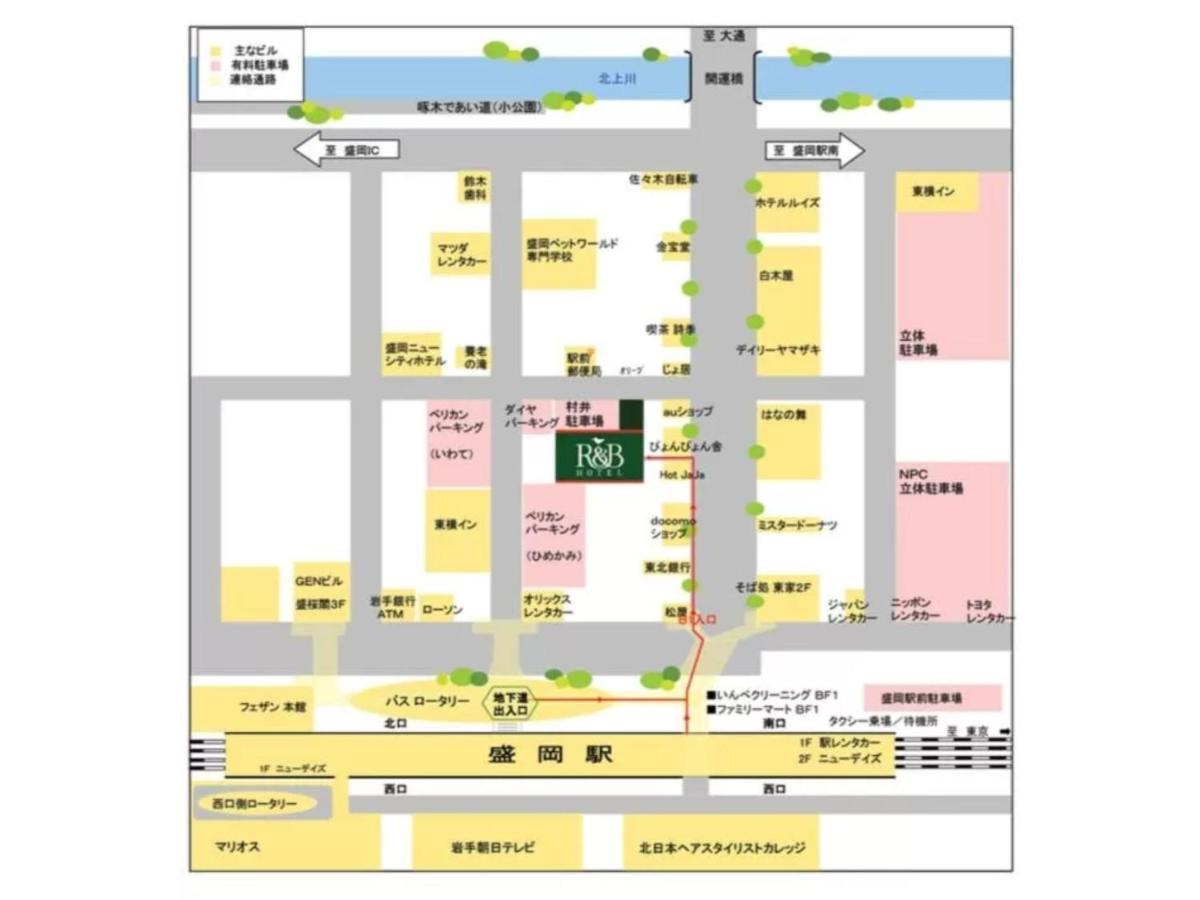 R&B Hotel Morioka Ekimae - Vacation Stay 13852V Exterior photo